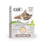 Catit Go Natural Unscented Pea Husk Clumping Cat Litter - 14 Litres_0